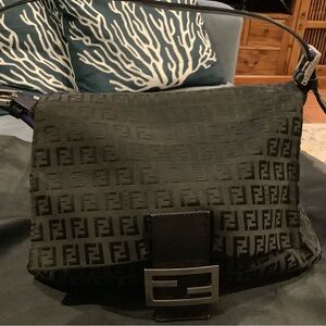 Y2K Fendi Mama Zucchino FF Canvas Bag